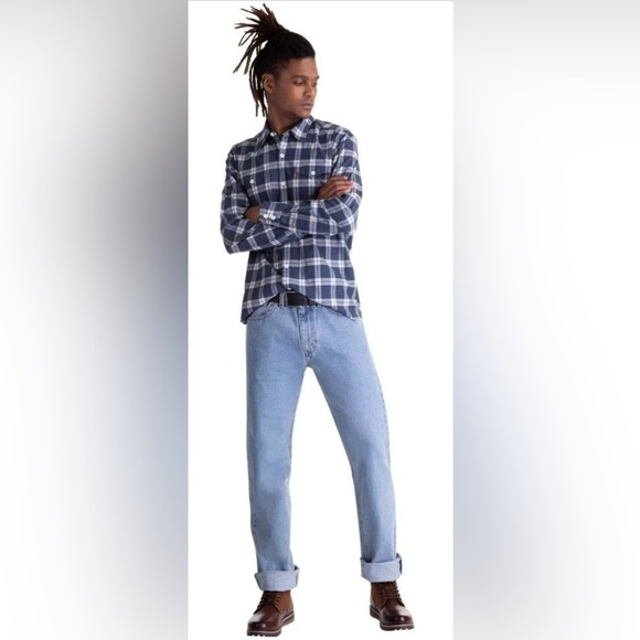 Levi's Other - Levi’s®  505™ Straight Regular Fit Jeans. Light Stonewash